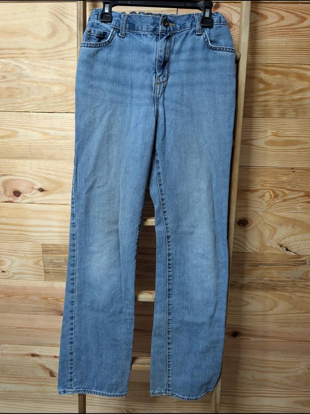 The Children's Place Light Blue Kids Straight-Leg Jeans 16 Slim